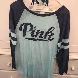 PINK 3/4 Sleeve Tee
